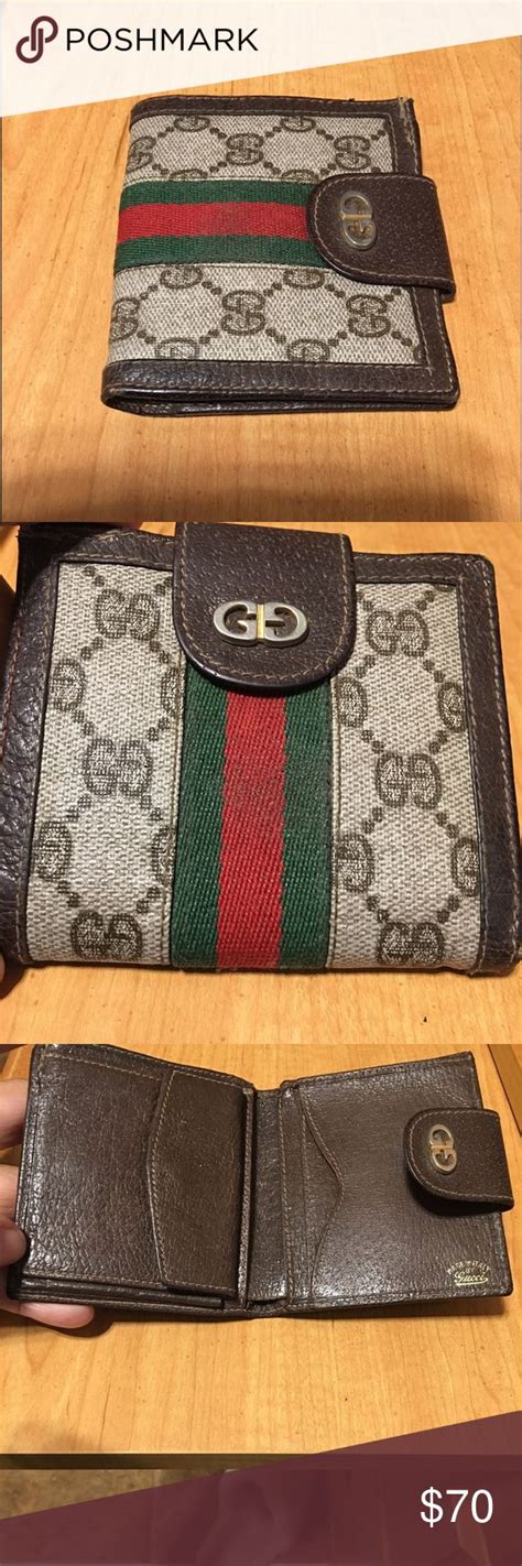 gucci mens vintage wallet|second hand Gucci wallet.